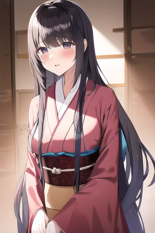 [NovelAI] rambut panjang wanita Karya masterpiece kimono [Ilustrasi]